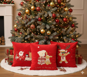 Novogodišnji jastuk kocka