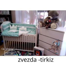 Posteljina ogradica Zvezdica